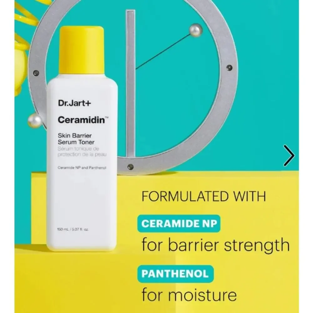 Dr. Jart+ Ceramidin Skin Barrier Serum Toner, NWT